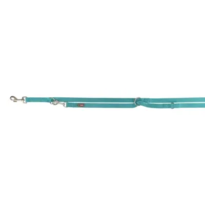 Trixie hondenriem Premium aqua blauw 200 cm x 1 cm – verstelbaar - Afbeelding 4