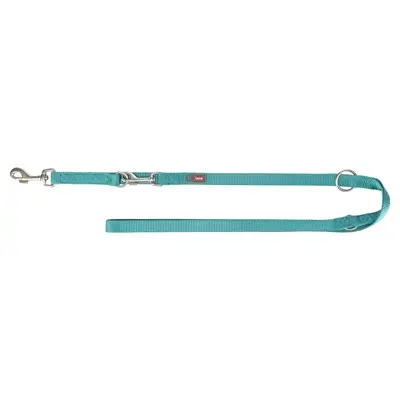 Trixie hondenriem Premium verstelbaar aqua blauw 200 x 2 cm