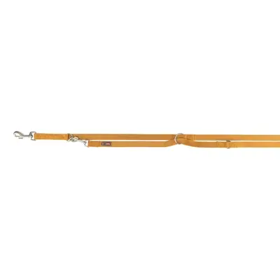 Trixie hondenriem Premium curry geel 200 x 1 cm – 3-voudig verstelbaar - Afbeelding 2