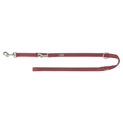 Trixie hondenriem Premium verstelbaar sangria rood 200 x 1 cm