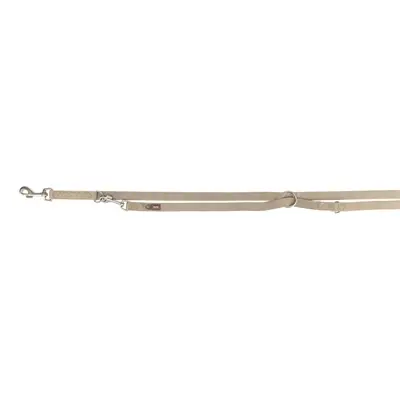 Trixie hondenriem Premium verstelbaar zand taupe 200 x 2 cm - Afbeelding 4