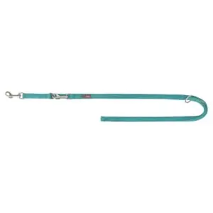 Trixie hondenriem Premium tweelaags aqua 200 x 2,5 cm – verstelbaar - Afbeelding 1