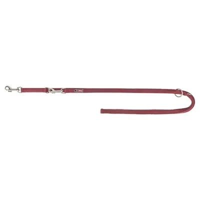 Trixie hondenriem Premium tweelaags sangria 200 x 1,5 cm – verstelbaar