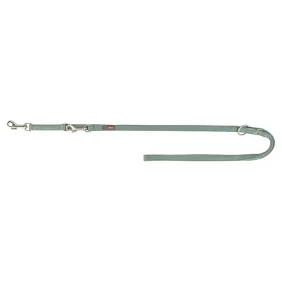 Trixie hondenriem Premium tweelaags salie 200 x 1 cm – verstelbaar