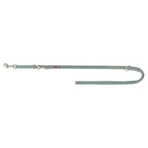 Trixie hondenriem Premium tweelaags salie 200 x 1,5 cm – verstelbaar - Afbeelding 1