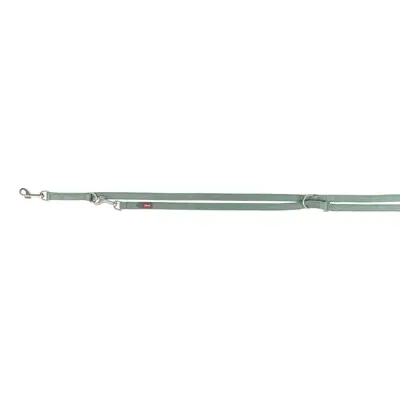 Trixie hondenriem Premium tweelaags salie 200 x 1,5 cm – verstelbaar - Afbeelding 2