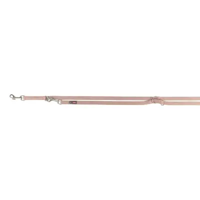 Trixie hondenriem Premium tweelaags blush 200 x 1 cm – verstelbaar - Afbeelding 2