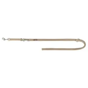 Trixie hondenriem Premium tweelaags zand 200 x 1 cm – verstelbaar - Afbeelding 1