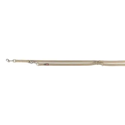 Trixie hondenriem Premium tweelaags zand 200 x 2 cm – verstelbaar - Afbeelding 2