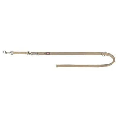 Trixie hondenriem Premium tweelaags zand 200 x 2,5 cm – verstelbaar