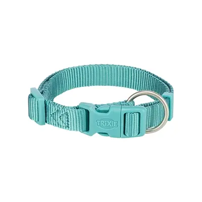 Trixie hondenhalsband Premium aqua blauw 35-55 cm – verstelbaar