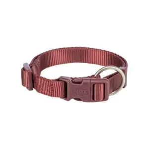 Trixie hondenhalsband Premium sangria rood 15-25 cm – verstelbaar - Afbeelding 1
