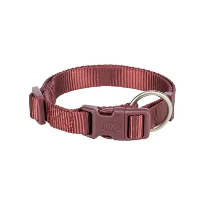 Trixie hondenhalsband Premium sangria rood 25-40 cm – verstelbaar