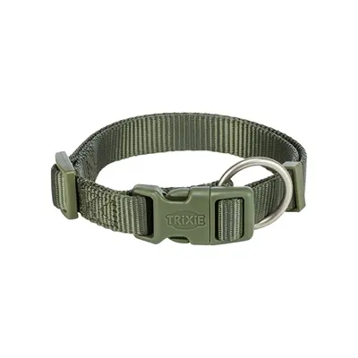 Trixie hondenhalsband Premium olijfgroen 15-25 cm – verstelbaar