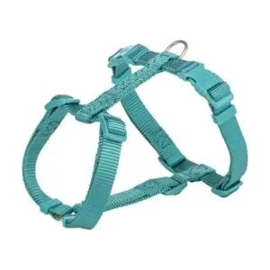 Trixie hondentuig Premium H-tuig aqua blauw 30-44 cm – verstelbaar - Afbeelding 1