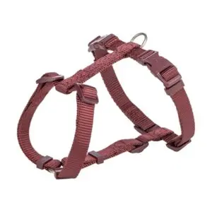 Trixie hondentuig Premium H-tuig sangria rood 30-44 cm – singelband - Afbeelding 1