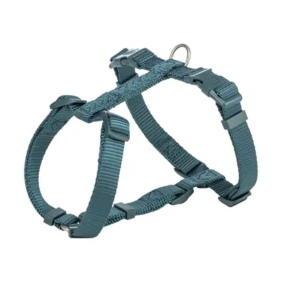 Trixie hondentuig Premium H-tuig petrol 20-32 cm – traploos verstelbaar
