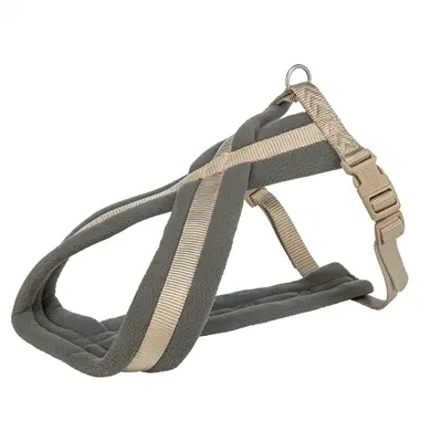 Trixie hondentuig Premium Touring zand 70-110 cm – met vliesvulling