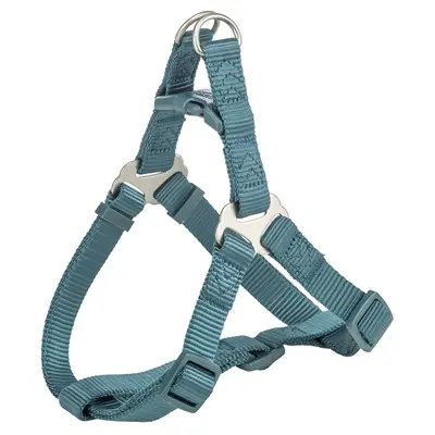 Trixie hondentuig Premium One Touch petrol 40-50 cm – met trekontlasting