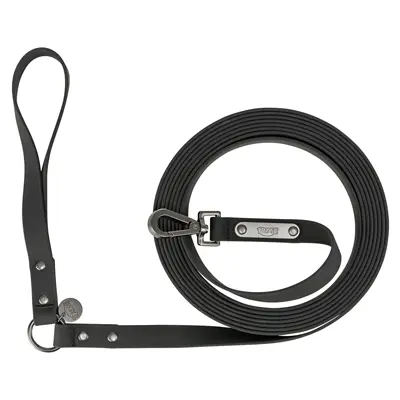 Trixie sleeplijn Citystyle PVC zwart 10 m – waterafstotend en afwasbaar