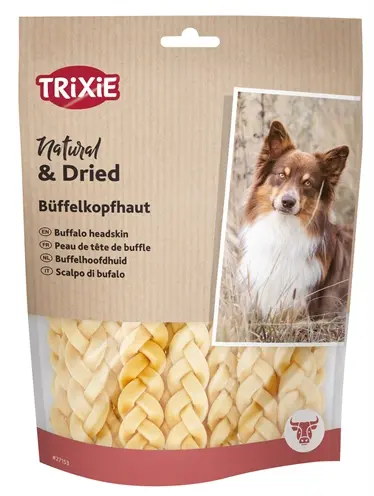 Trixie buffelkophuid gevlochten 12 cm 6 x 200 g – mono-proteïne kauwsnack - Afbeelding 3