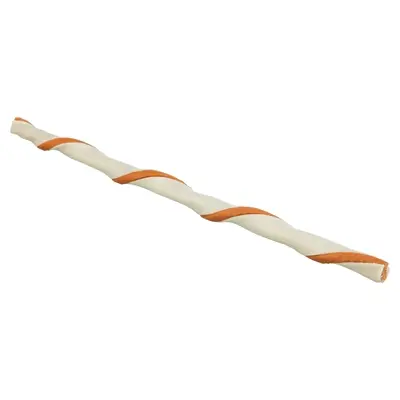 Trixie Twisters gevuld met kip 34 cm – runderhuid kauwsnack, 50 stuks - Afbeelding 3