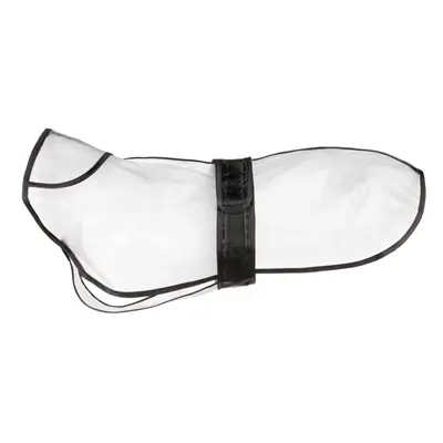 Trixie regenjas Tarbes transparant/zwart 30 cm – waterdicht met reflectie