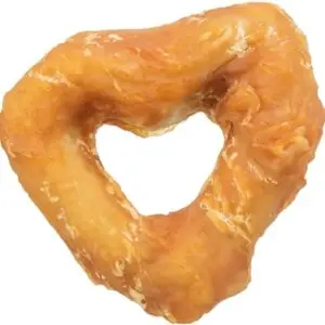 Trixie Denta Fun Heart met kippenborst 6 cm – kauwsnack, 200 stuks - Afbeelding 1