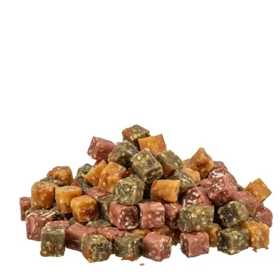 Trixie Vegan Cubes hondenkoekjes fruit en groente 6 x 100 g - Afbeelding 3