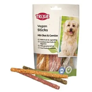 Trixie Vegan Sticks hondensnack fruit en groente 6 x 100 g - Afbeelding 1