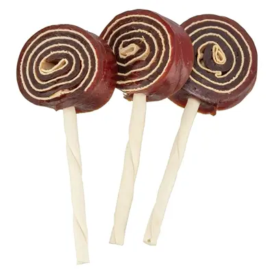Trixie Premio lolly eend en kabeljauw 80 g – hondensnack met runderhuid - Afbeelding 4
