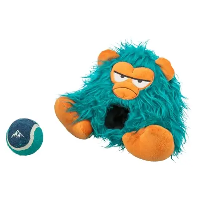Trixie Monster hondenspeeltje met tennisbal 25 cm – pluche, 2 stuks - Afbeelding 2