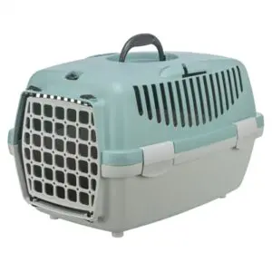 Trixie reismand kat Capri lichtgrijs/salie 48 x 32 x 31 cm - Afbeelding 1