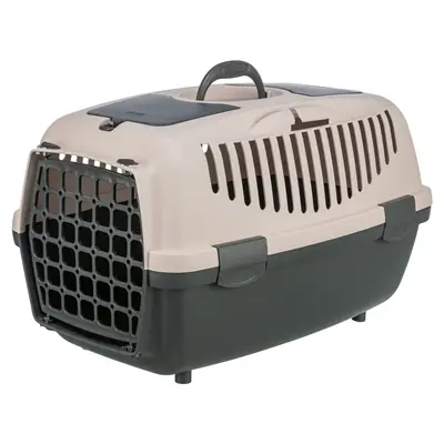 Trixie reismand kat Capri donkergrijs/blush 55 x 37 x 34 cm – met opbergvak