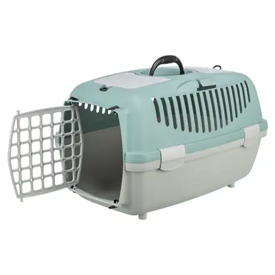 Trixie reismand kat Capri lichtgrijs/salie 55 x 37 x 34 cm – met opbergvak - Afbeelding 2