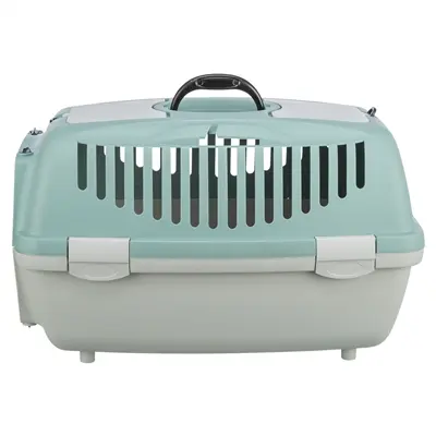 Trixie reismand kat Capri lichtgrijs/salie 55 x 37 x 34 cm – met opbergvak - Afbeelding 3