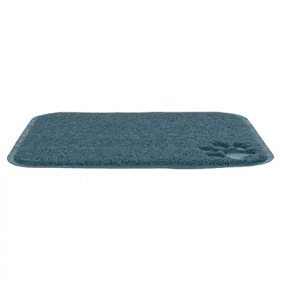 Trixie schoonloopmat kattenbak pvc blauw 45 x 37 cm – vangt grit op - Afbeelding 2