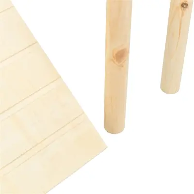 Trixie platform met helling 47 x 30 x 25 cm – onbehandeld hout - Afbeelding 6