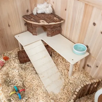 Trixie platform met helling 47 x 30 x 25 cm – onbehandeld hout - Afbeelding 8