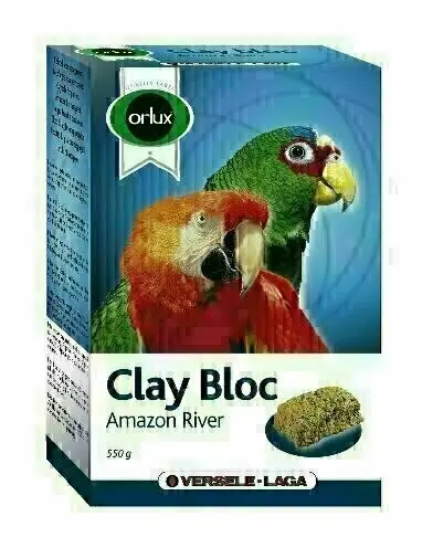 Orlux klei blok papegaai Clay Bloc Amazon River 550 g – mineralen