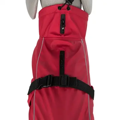 Trixie regenjas voor honden Vimy rood 62 cm – water- en winddicht - Afbeelding 4