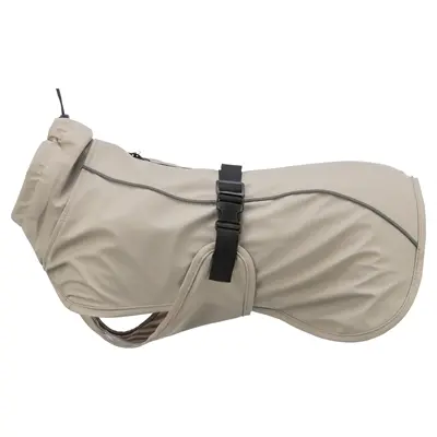 Trixie Be Nordic regenjas Husum zand 80 cm – met col en buikflap