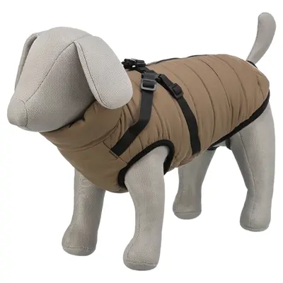 Trixie hondenjas Pirou met tuig zand 24 cm – waterafstotend - Afbeelding 2