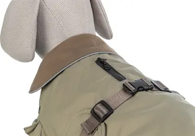 Trixie hondenjas Hermy olijfgroen 38 cm – slimfit voor teckels - Afbeelding 4