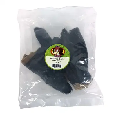 Petsnack buffeloren met haar 4 stuks – kauwsnack voor honden
