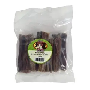 Rundvlees Keelpit 100 Gram - Tussendoortje Honden - Afbeelding 2