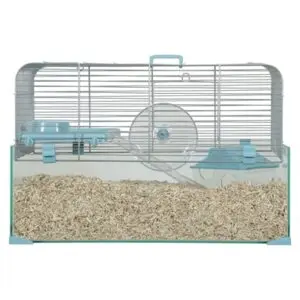 Zolux knaagdierkooi Panas blauw 52 x 35 x 29 cm – glazen onderkant - Afbeelding 4