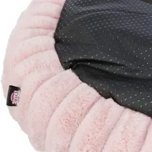 Trixie hondenmand Lonni rond roze 60 cm – pluche corduroy, antislip - Afbeelding 4