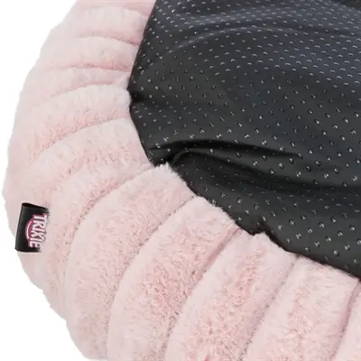 Trixie hondenmand Lonni rond roze 60 cm – pluche corduroy, antislip