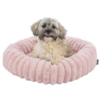 Trixie hondenmand Lonni rond roze 60 cm – pluche corduroy, antislip - Afbeelding 6